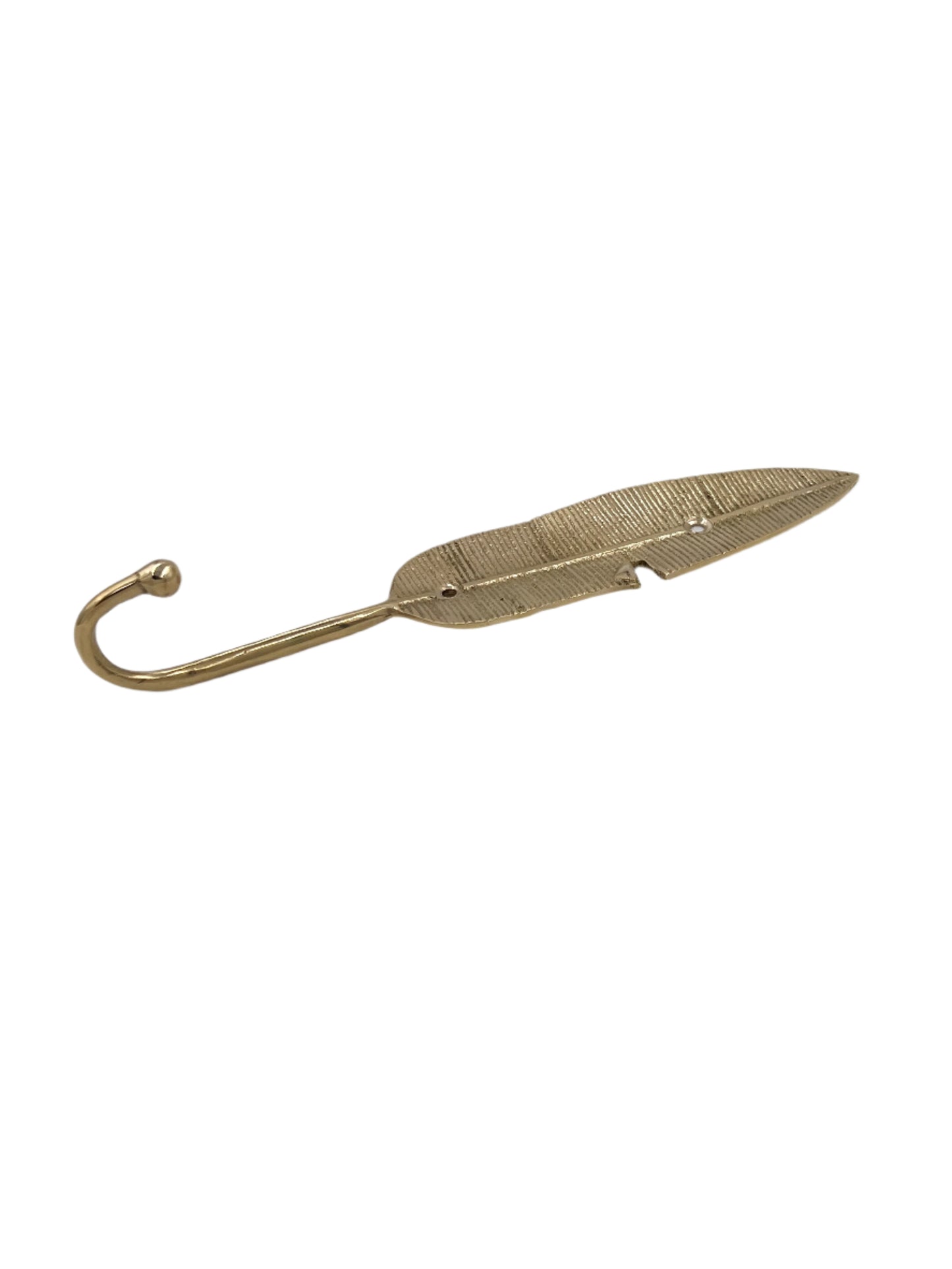 Bronze Feather Wall Hook