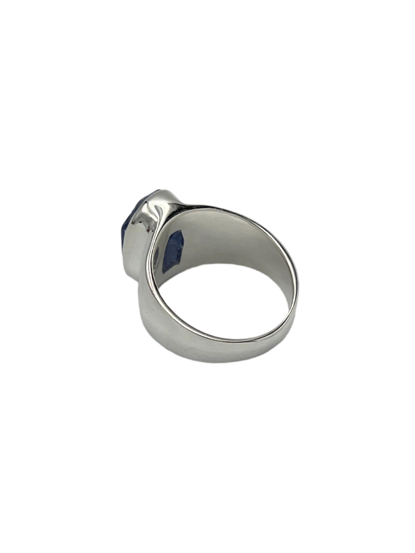 Sterling Silver Raw Tanzanite Rings