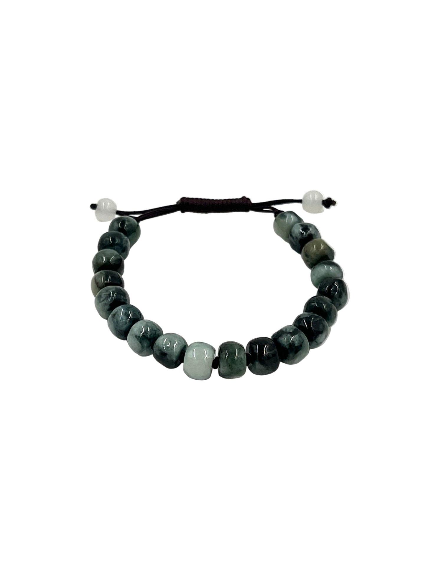 Jade Barrel Beaded Bracelets