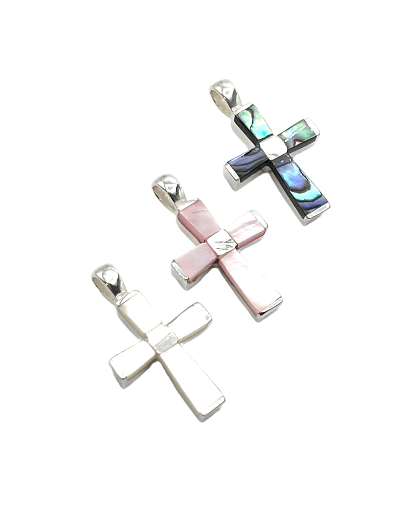 Shell Cross Pendants