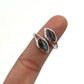 Double Marquise Labradorite Ring