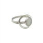 Sterling Silver Shell Laso Ring