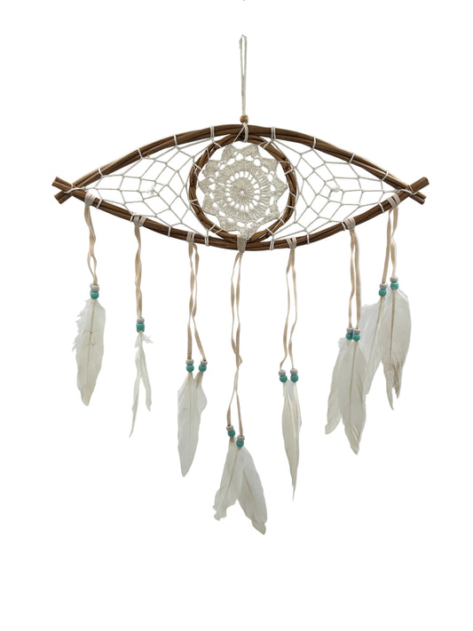 Evil Eye Feather Dream Catcher