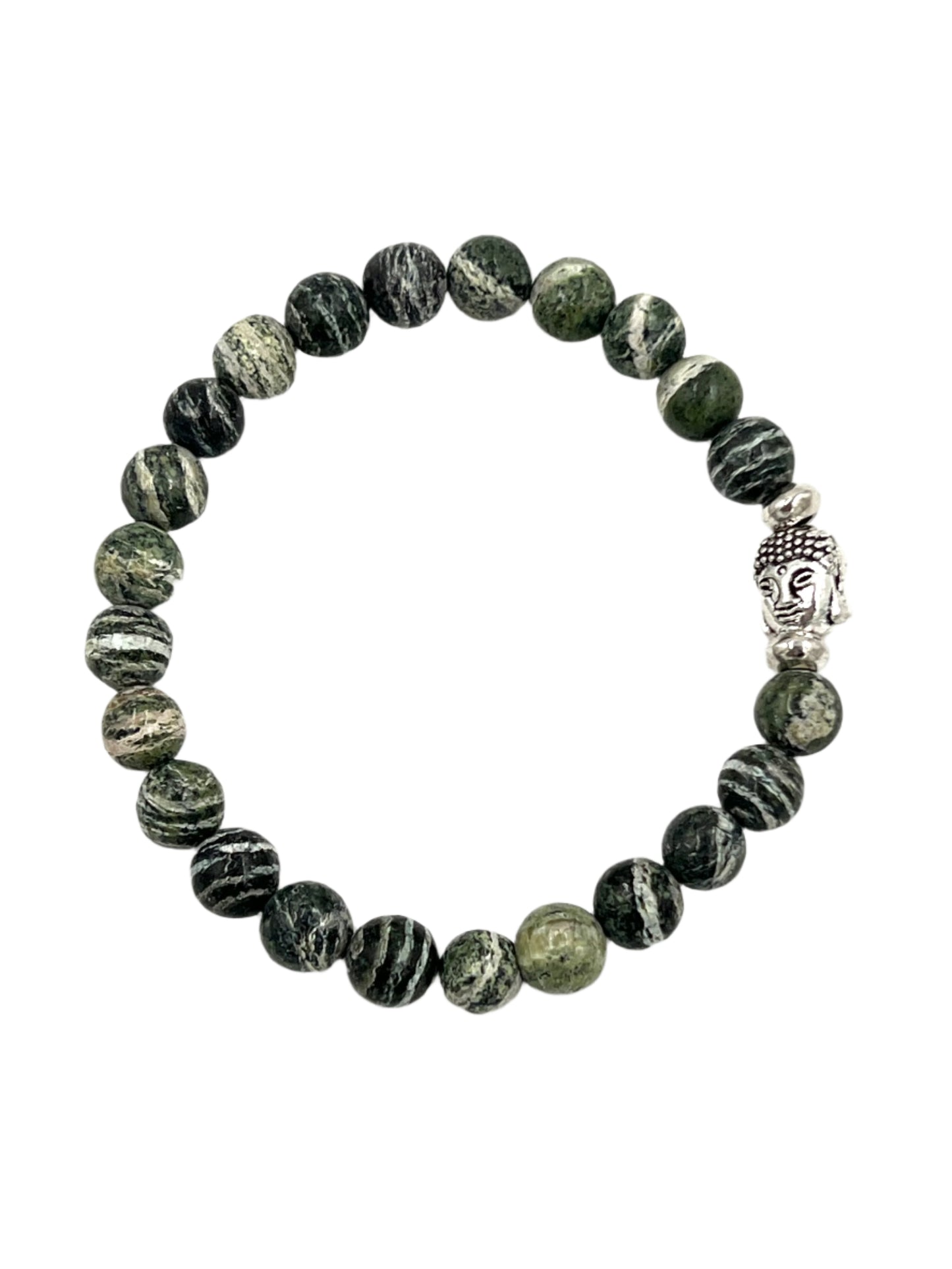 Green Zebra Jasper Stretchy Bracelets