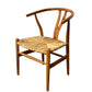 Wishbone Teakwood & Banana Leaf Chair