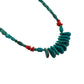 Silver Teardrop Turquoise Necklace