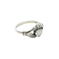 Sterling Silver Shell Claddagh Heart Rings