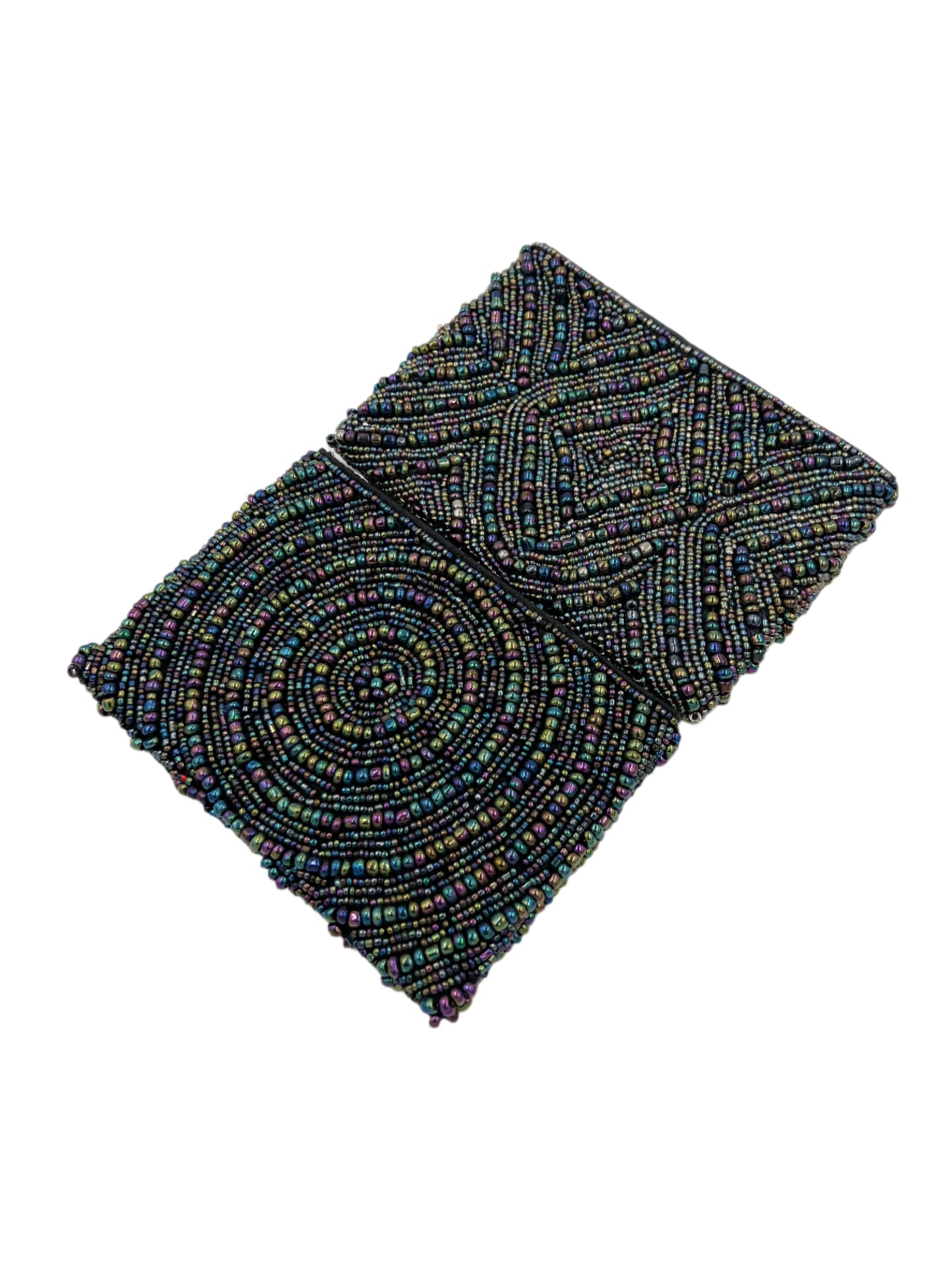 Beaded Dark Coin Purse