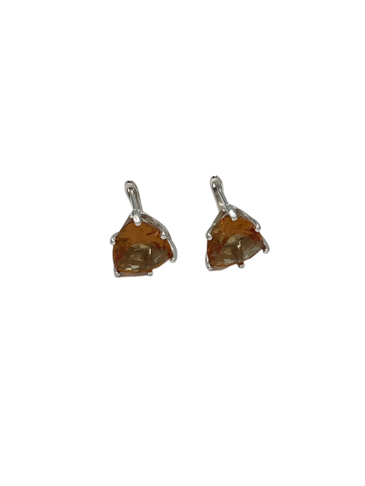 Silver Zultanite Trillion Earring
