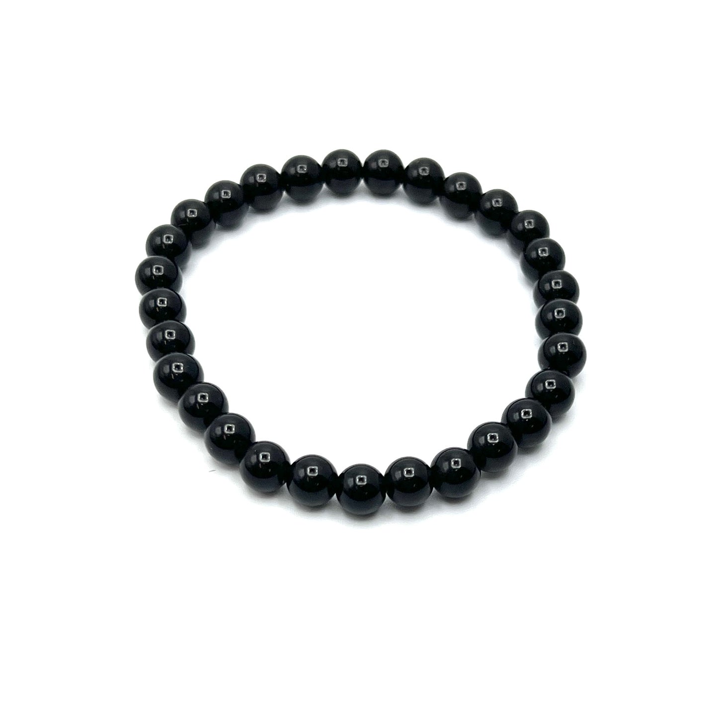 Black Obsidian Stretchy Bracelet