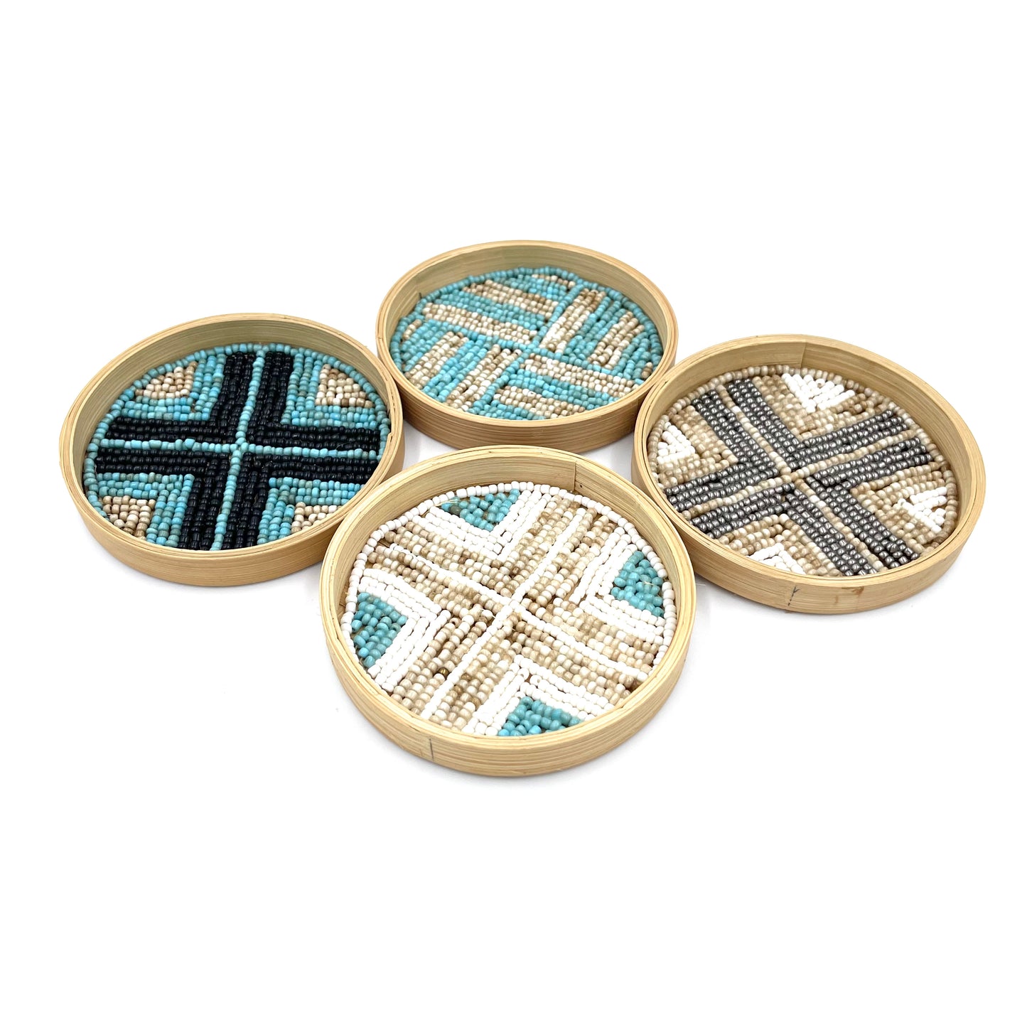 Bali Beaded Circle Coasters
