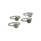 Circle Gemstone Beaded Ring