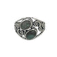 Sterling Silver Labradorite Twist Swirl Rings