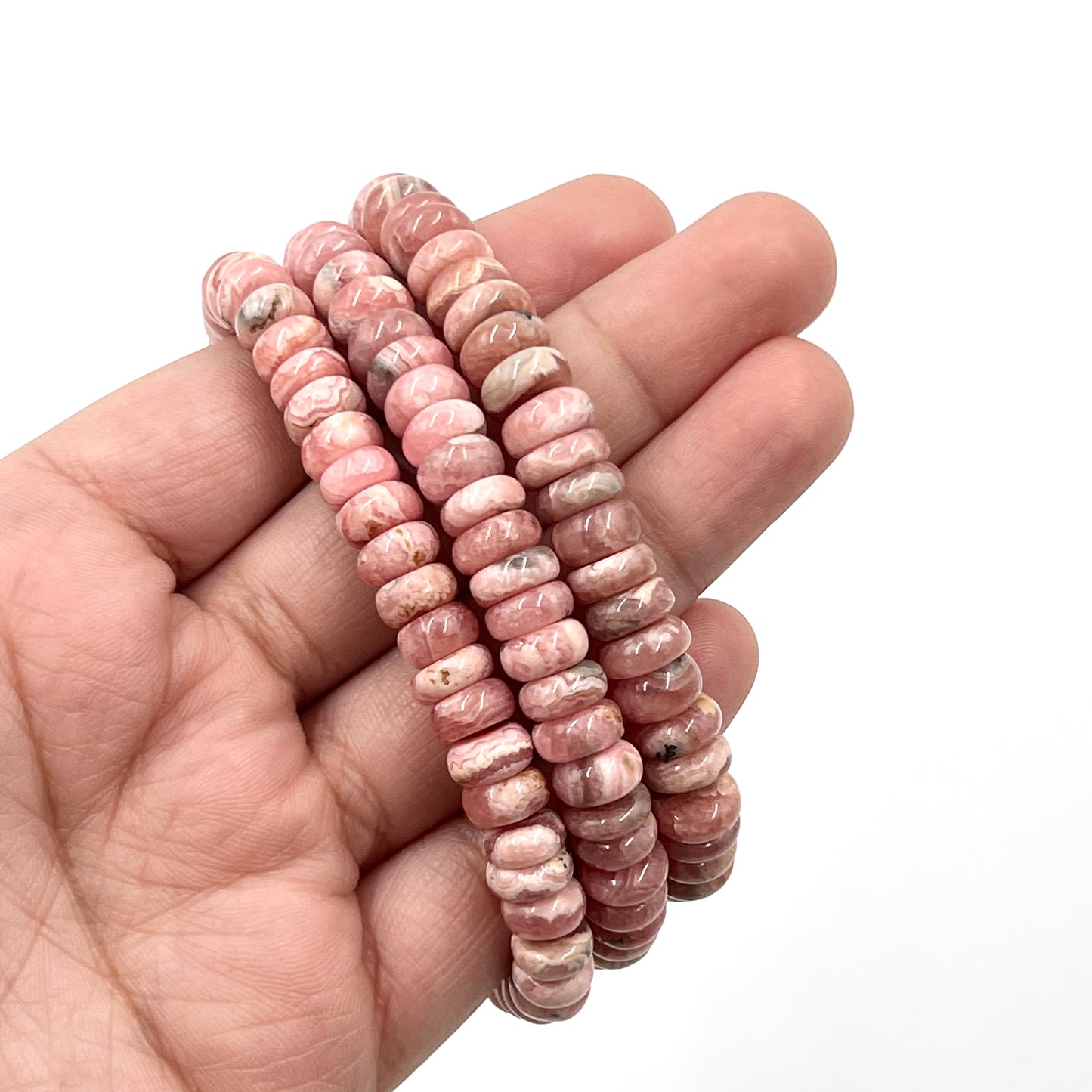 Rhodochrosite Stretchy Bracelets