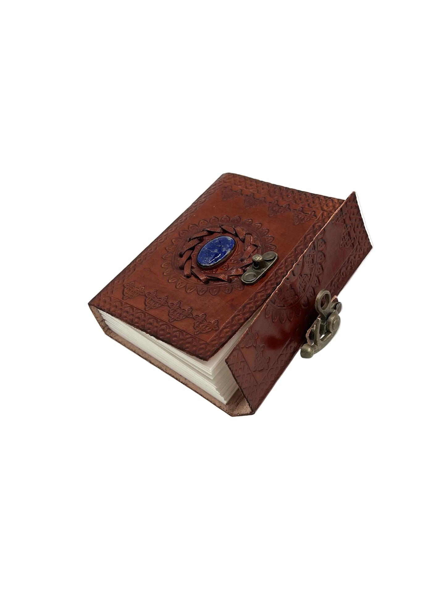 Camel Leather Gemstone Journals