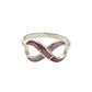 Sterling Silver Shell Infinity Rings