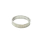 Sterling Silver Flat Hammered Ring