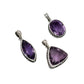Silver Amethyst Pendants