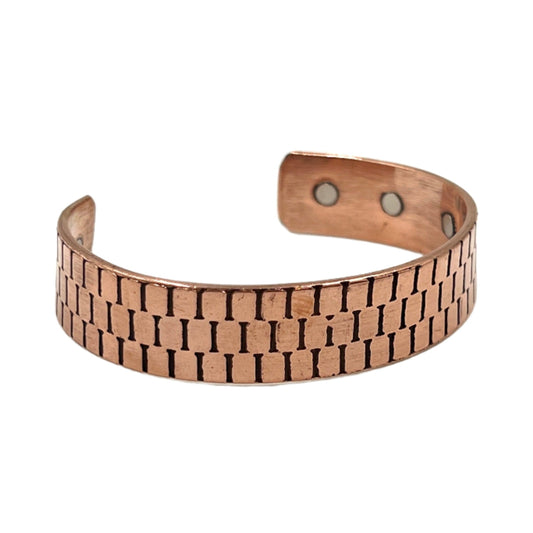 Brick Lay Copper Magnetic Bracelet