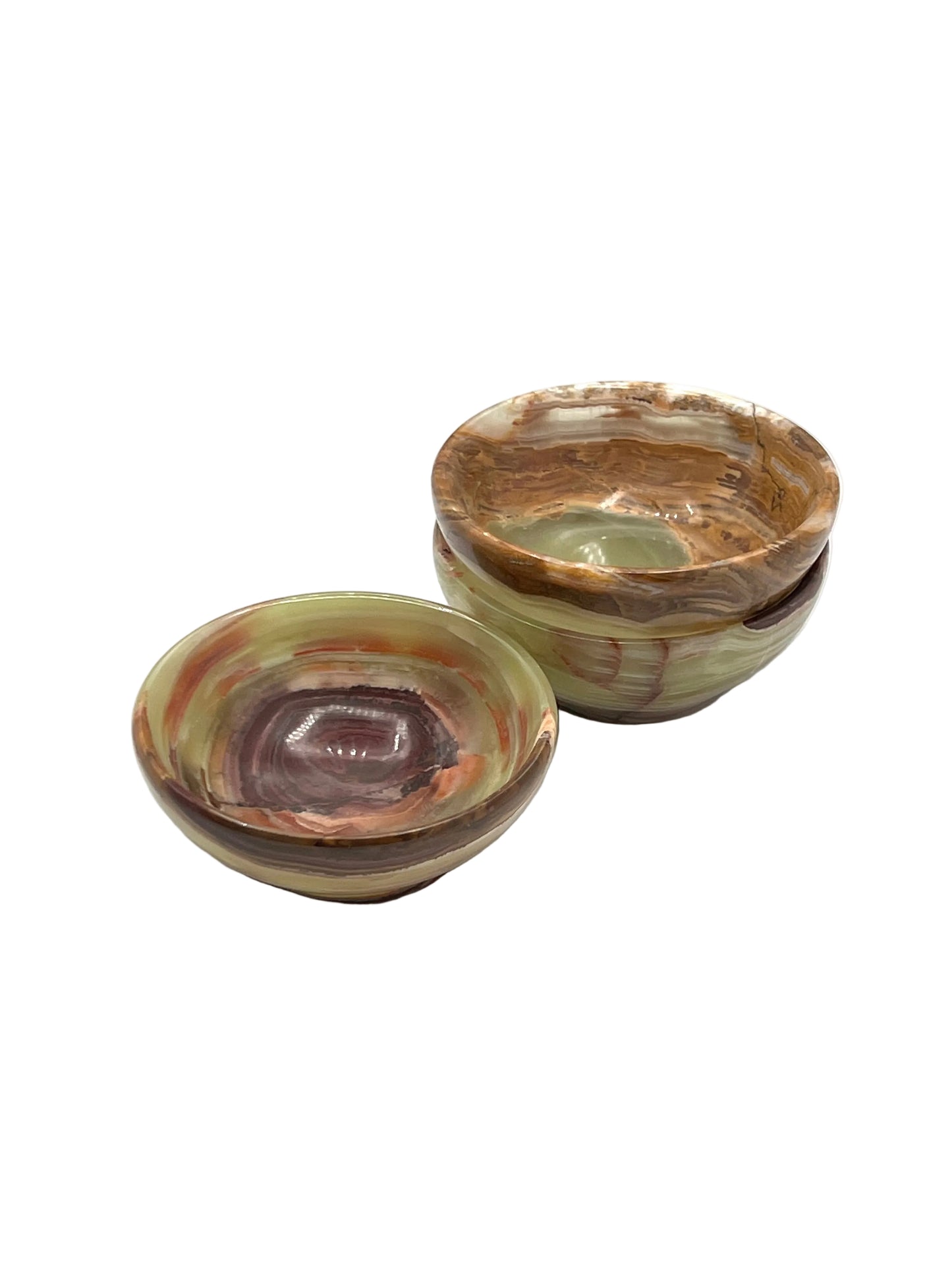 Carved Onyx Offering Bowls