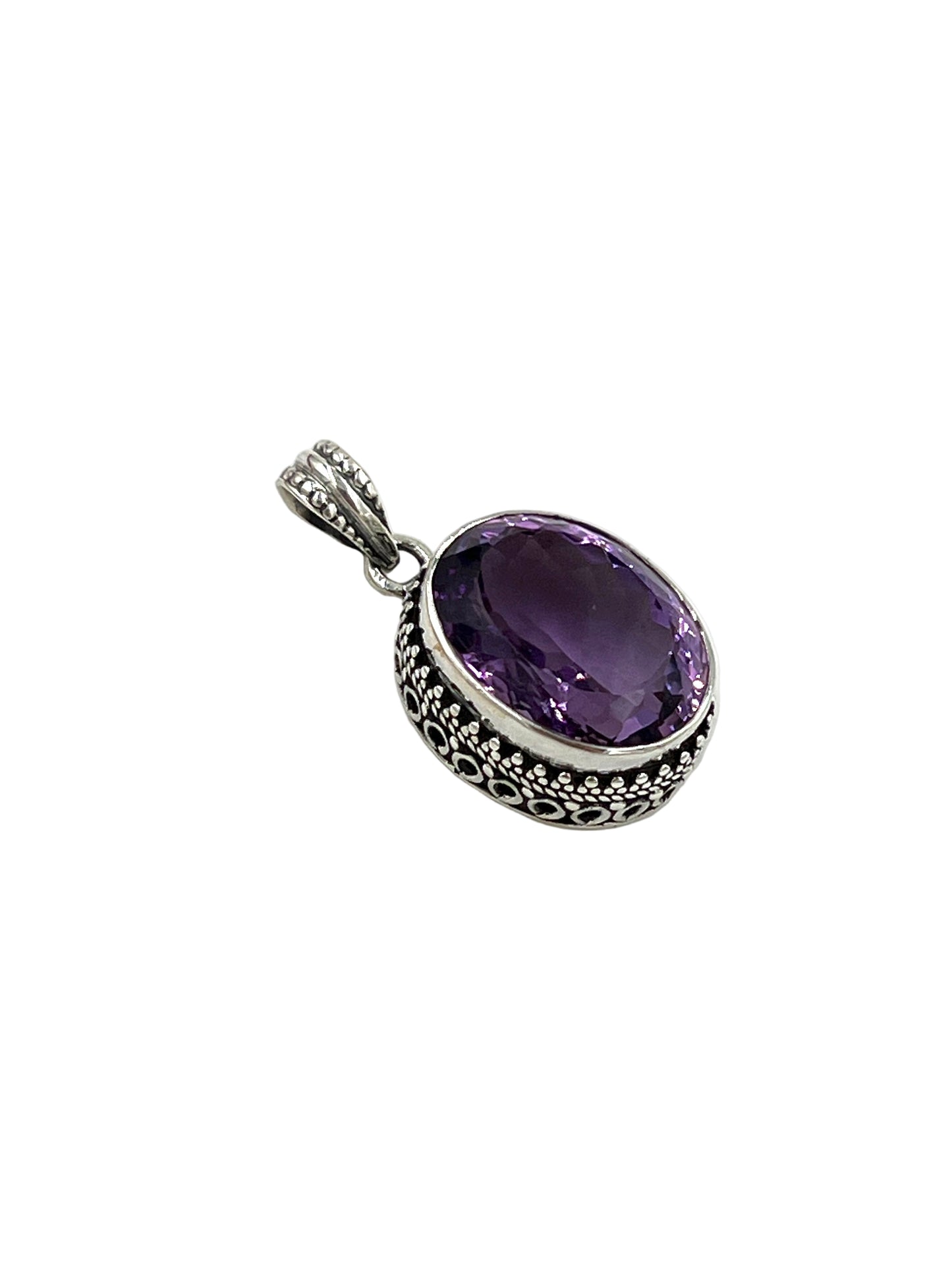 Silver Amethyst Pendants