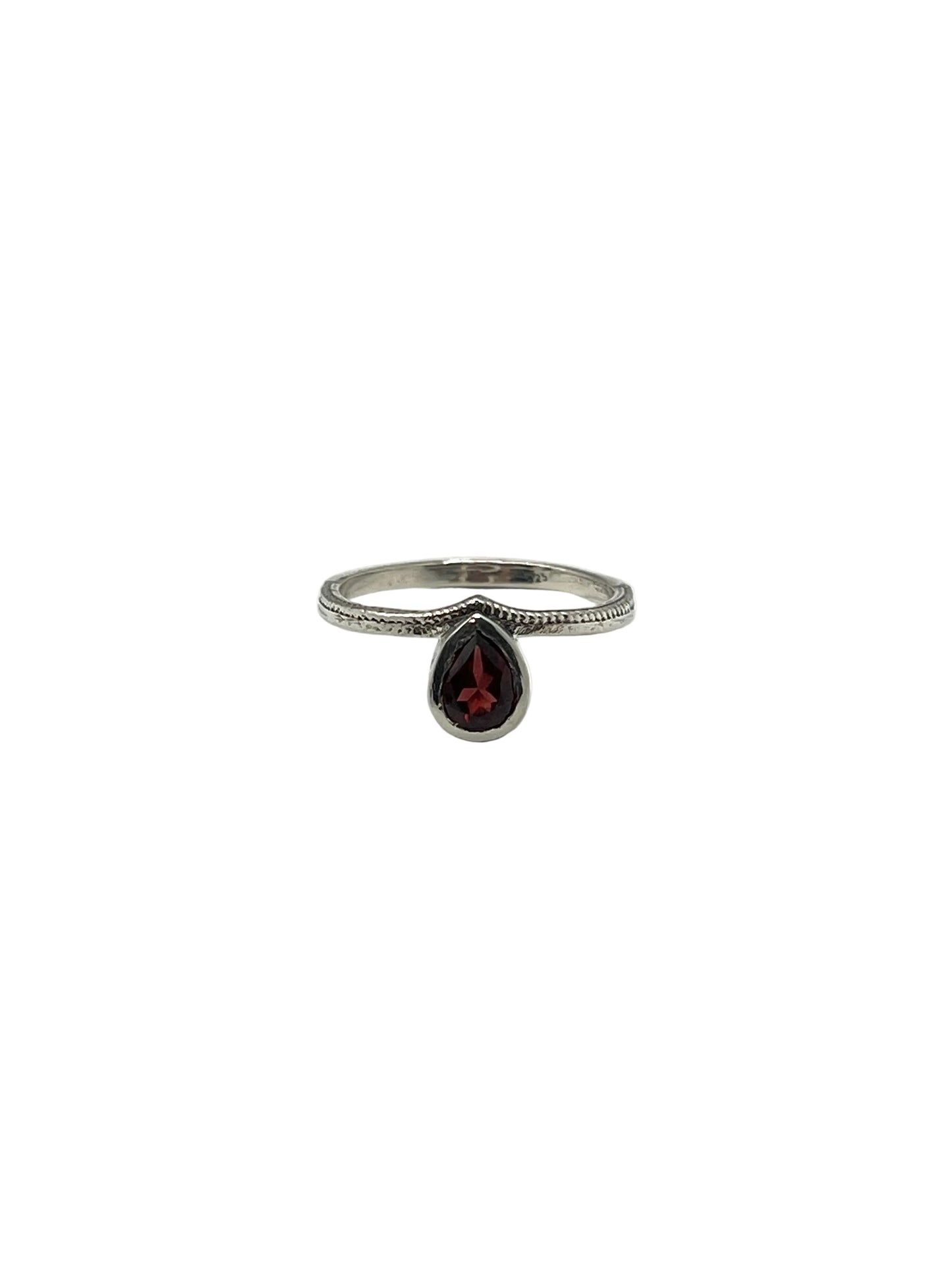 Teardrop Gemstone Rings