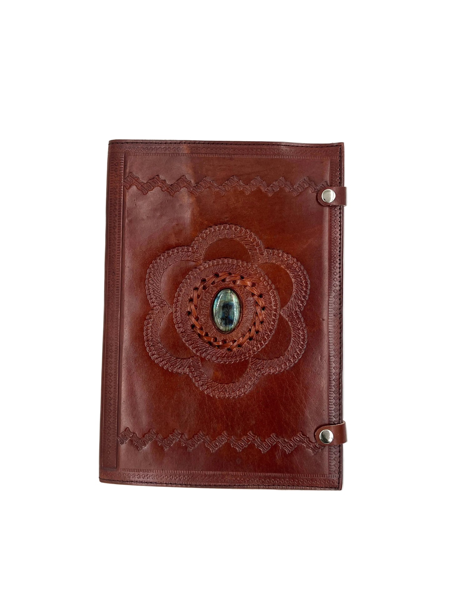 Camel Leather Gemstone Journals