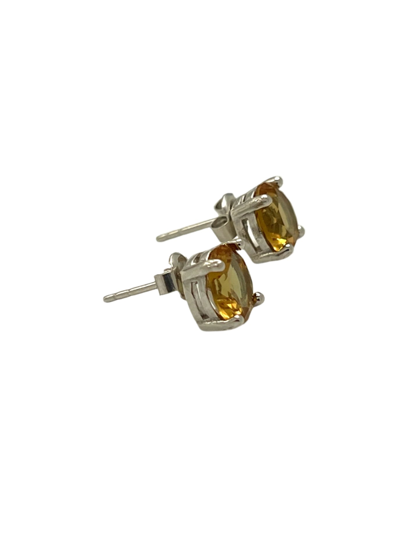 Silver Zultanite Circle Studs