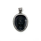 Black Obsidian Buddha Pendants