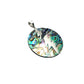 Sterling Silver Bolt Abalone Pendant