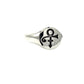 Sterling Silver Prince Love Symbol Signet Ring
