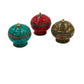Mini Mosaic Indian Metal Jar