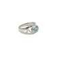 Oval Blue Topaz Ring