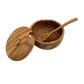 Teak Sugar Bowl