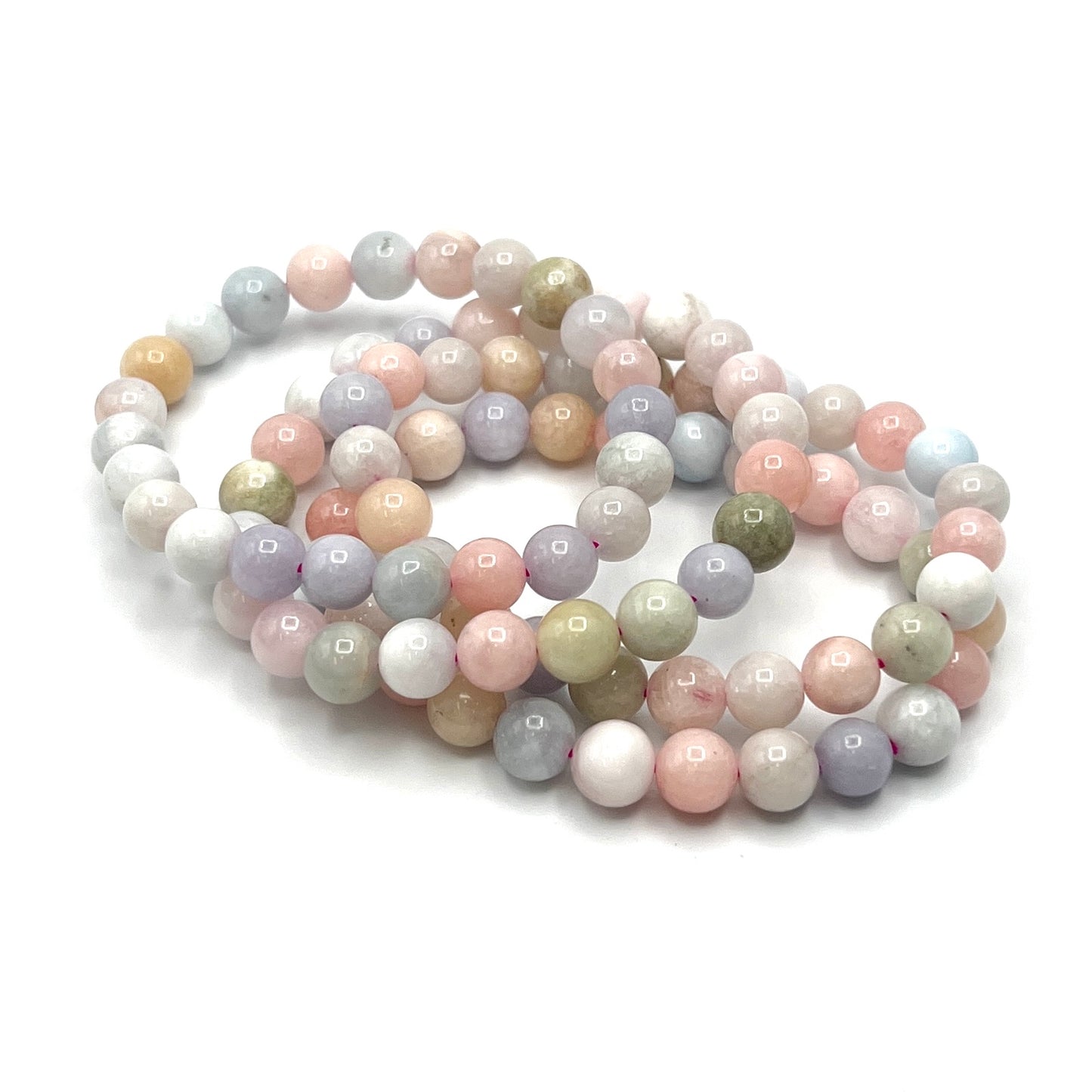 Morganite Stretchy Bracelets