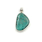 Sterling Silver Large Turquoise Pendants