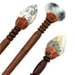 Handmade Gemstone Hair Sticks