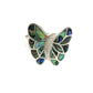 Sterling Silver Shell Butterfly Rings