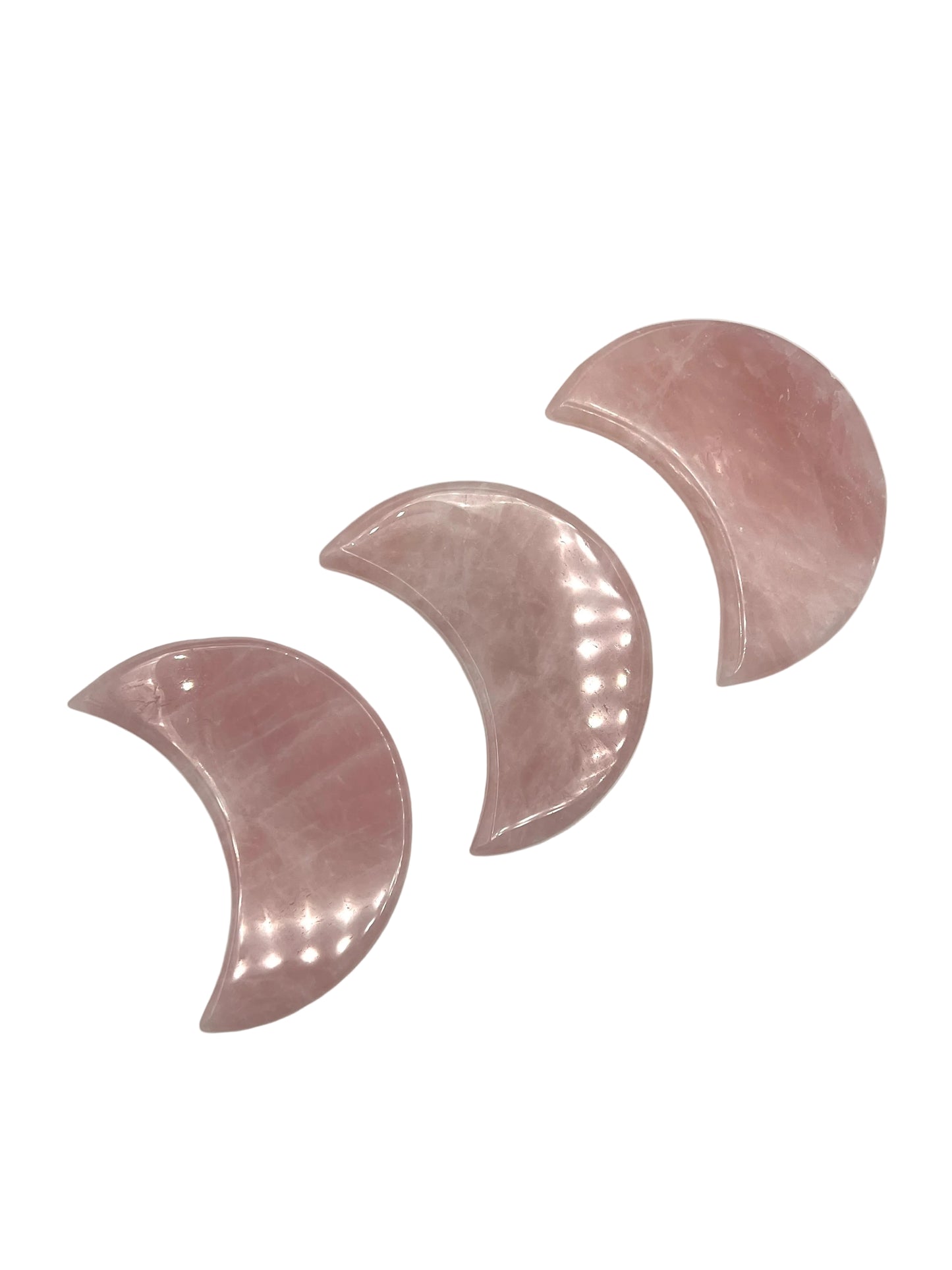 Rose Quartz Crescent Moon
