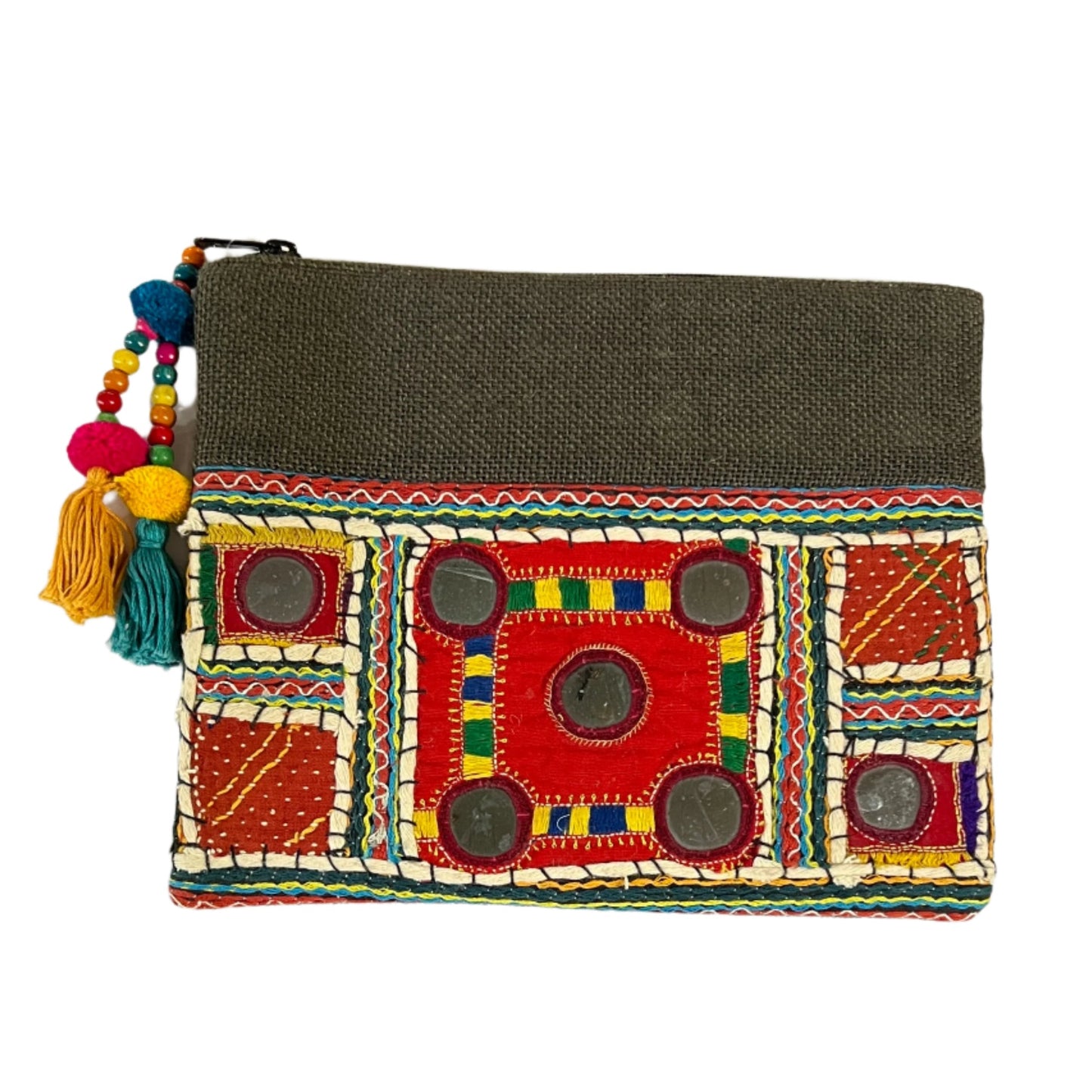 Tribal Clutch/ Cosmetic Case