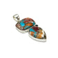 Spiny Oyster Shell Turquoise Pendants