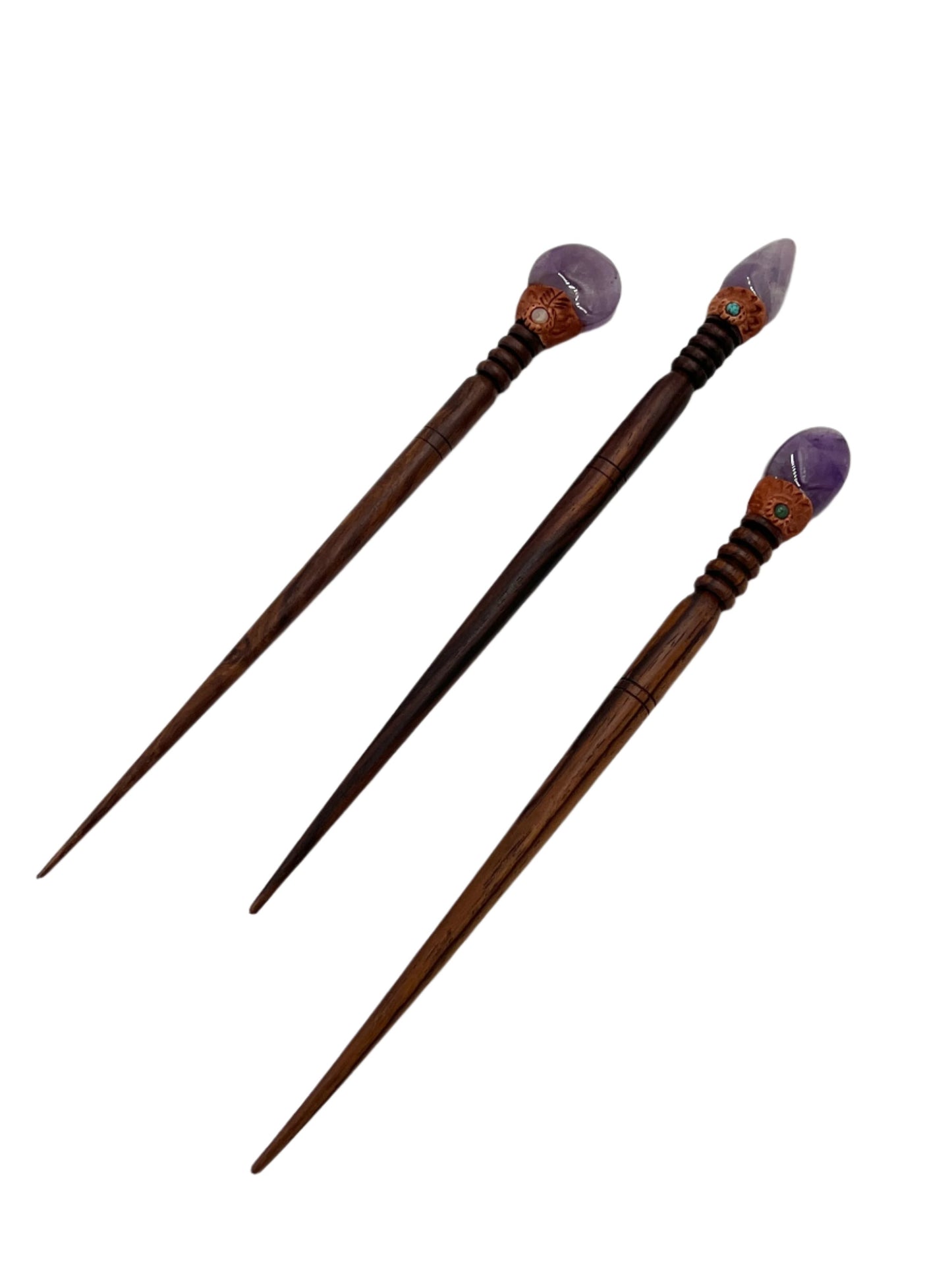 Handmade Gemstone Hair Sticks