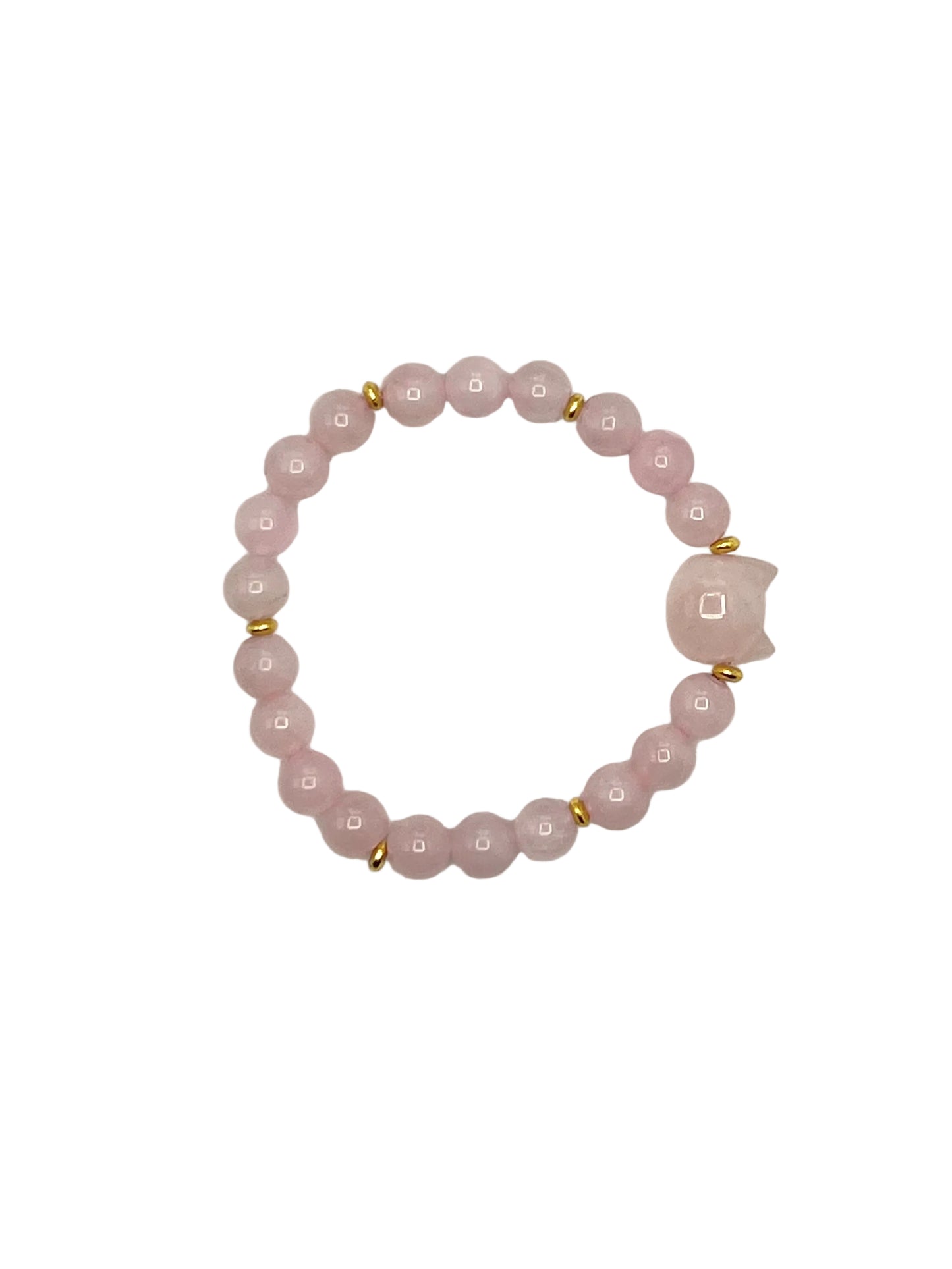 Gemstone Cat Stretchy Bracelets