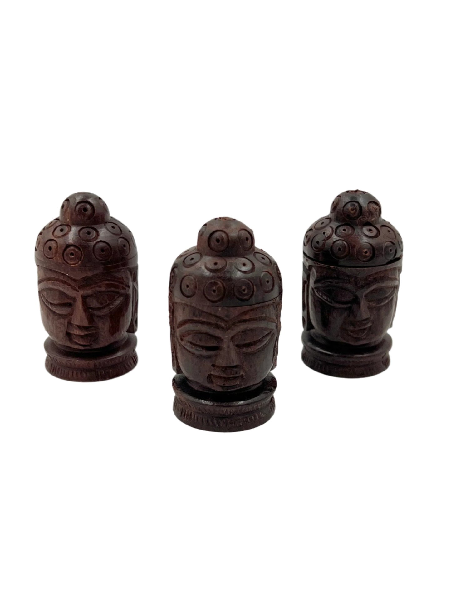 Small Rosewood Buddha Boxes