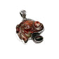 Opal & Jasper Fish Gemstone Pendants