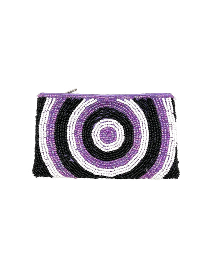 Beaded Circle Coin Purse