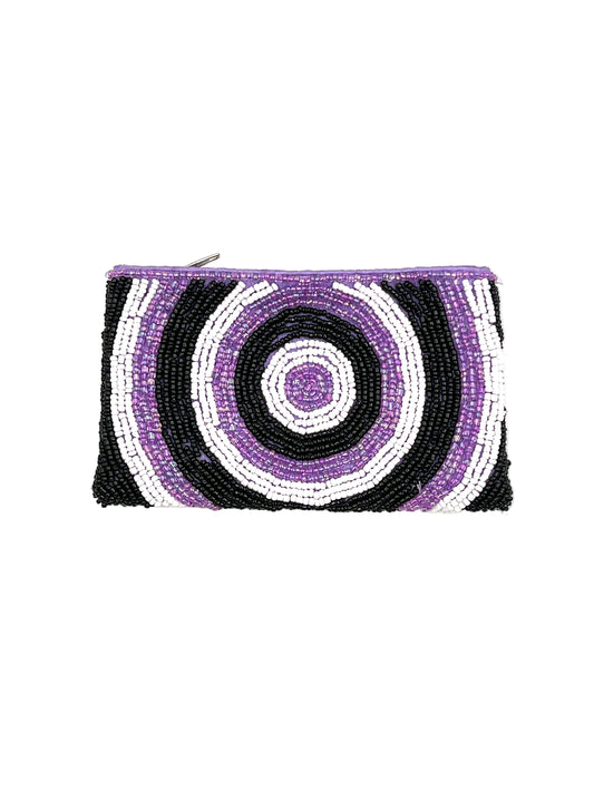 Beaded Circle Coin Purse