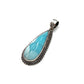 Sterling Silver Larimar Teardrop Pendants