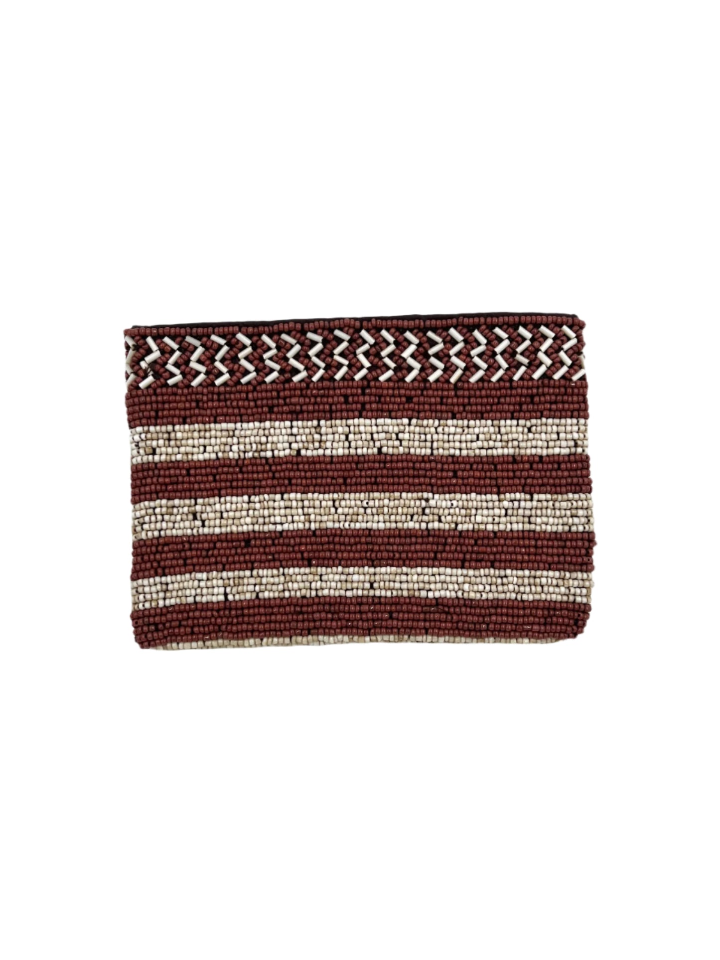 Beaded Striped Coin Purse