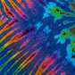 Tie Dyed Rayon Wide-Leg Pants